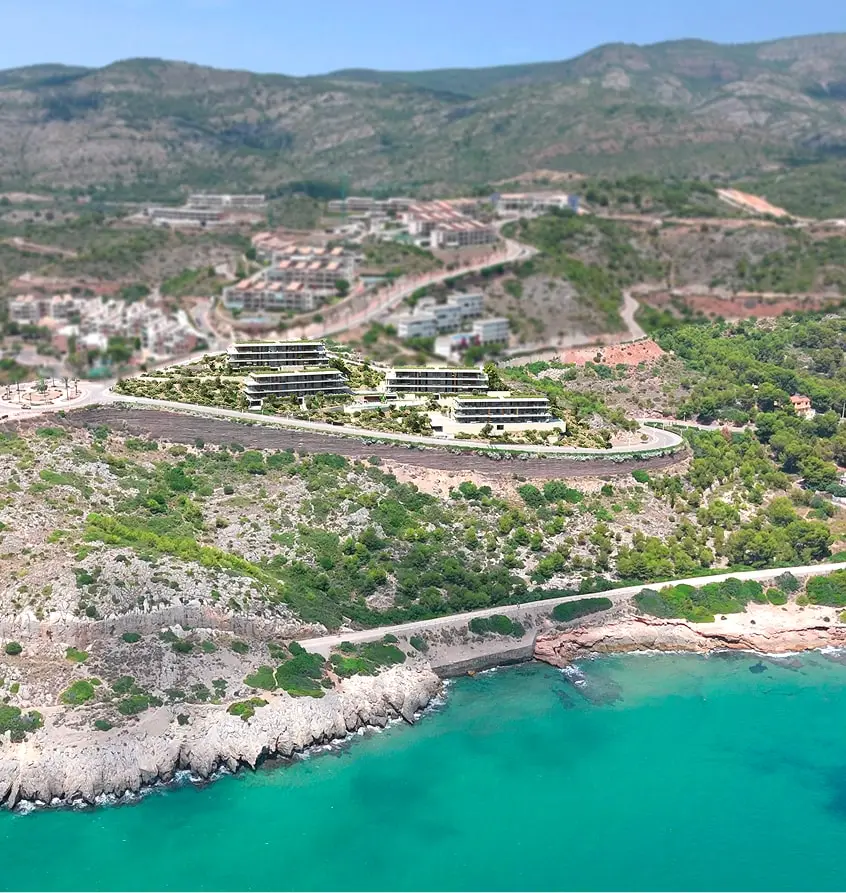 Vista de Bellmar y su entorno