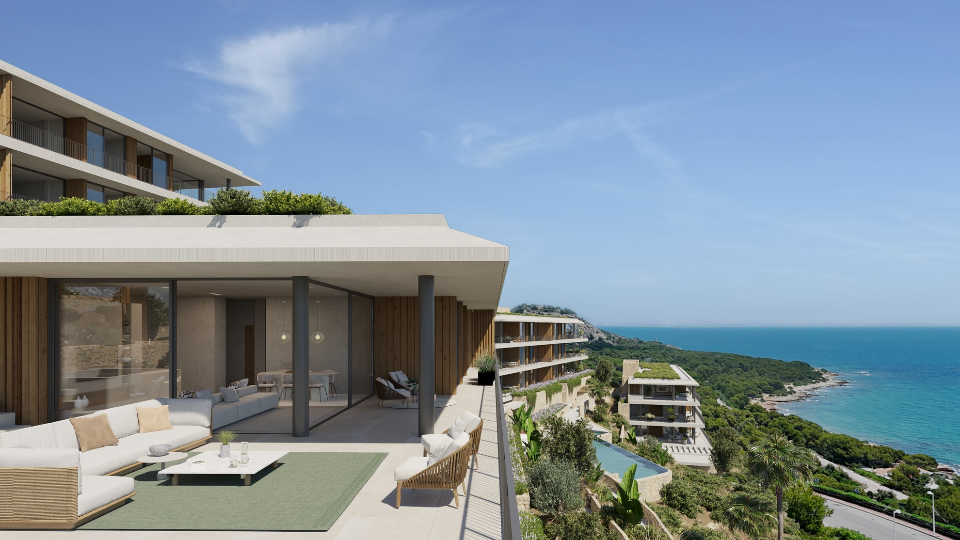 Vista de Bellmar y su entorno