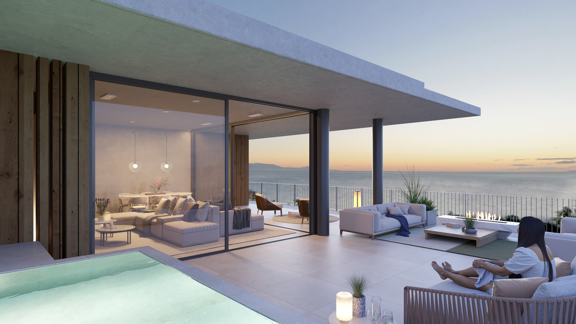 Vista de Bellmar y su entorno