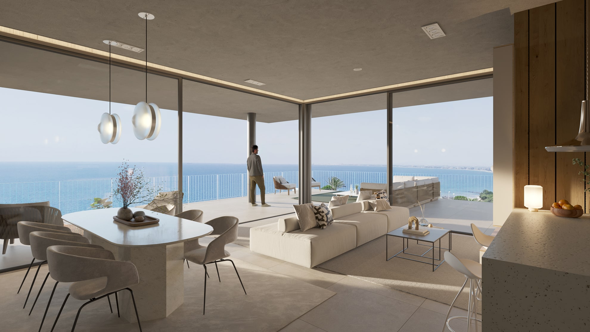 Vista de Bellmar y su entorno